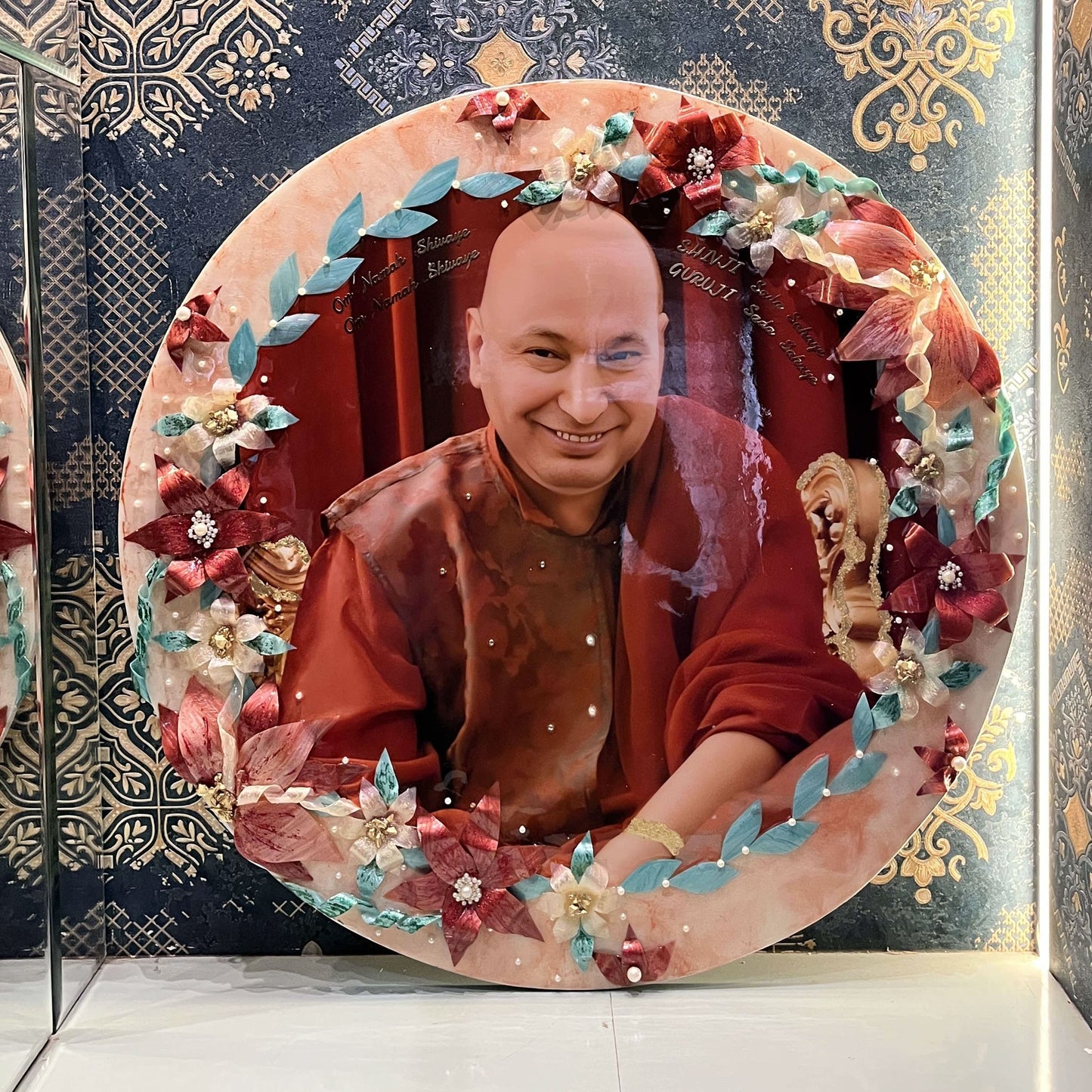 Unique Guruji Swaroop – Divine Wall Frame for Home Temple & Gifting