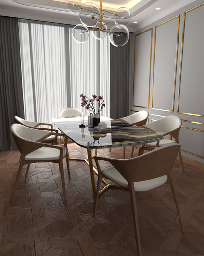 Premium Dining Table Design – Luxury Modern Epoxy & Wood Dining Table | Fankaarlok