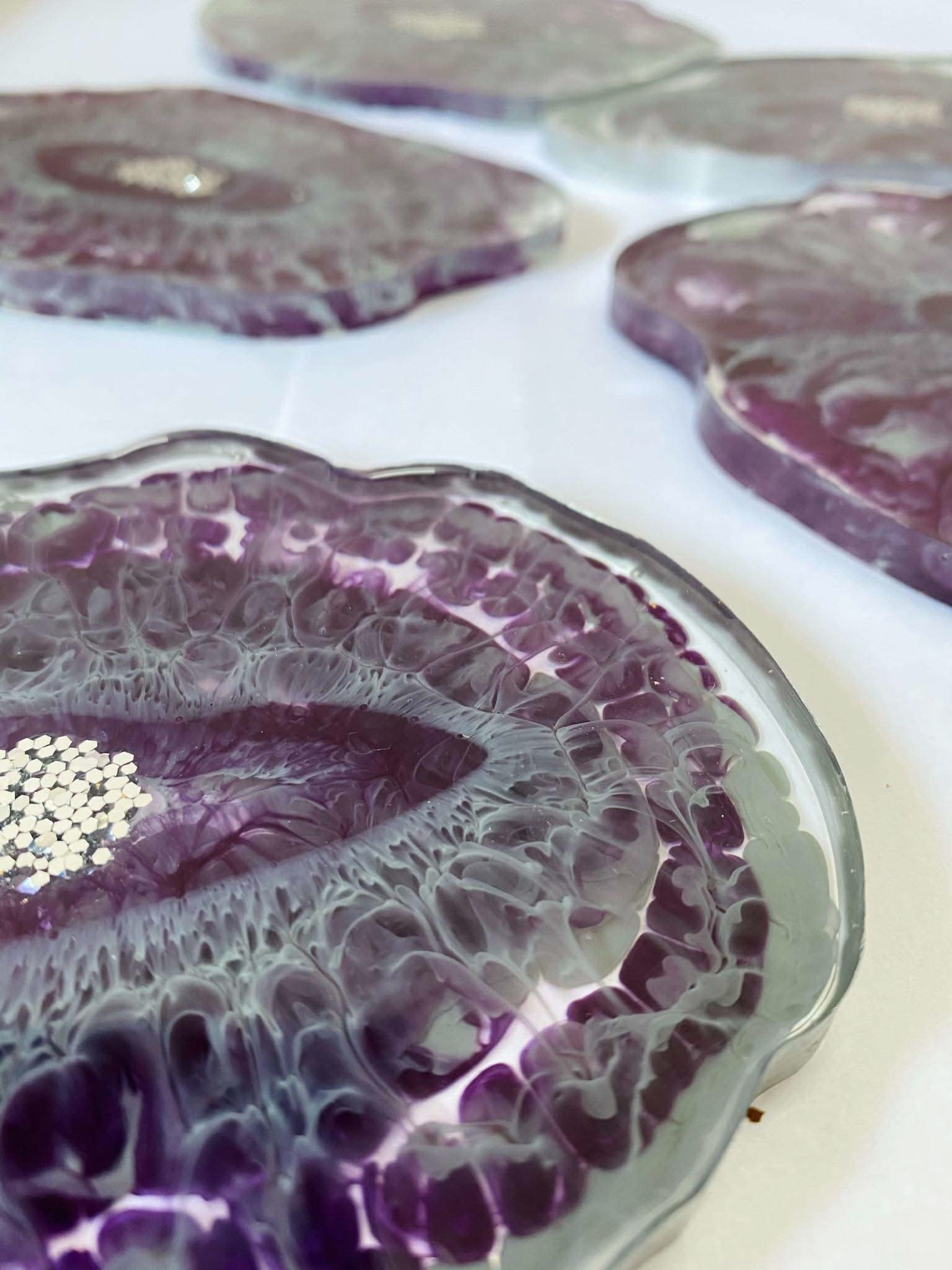 Modern Luxury Serving Set | Designer Tray with Coasters - Fankaarlok