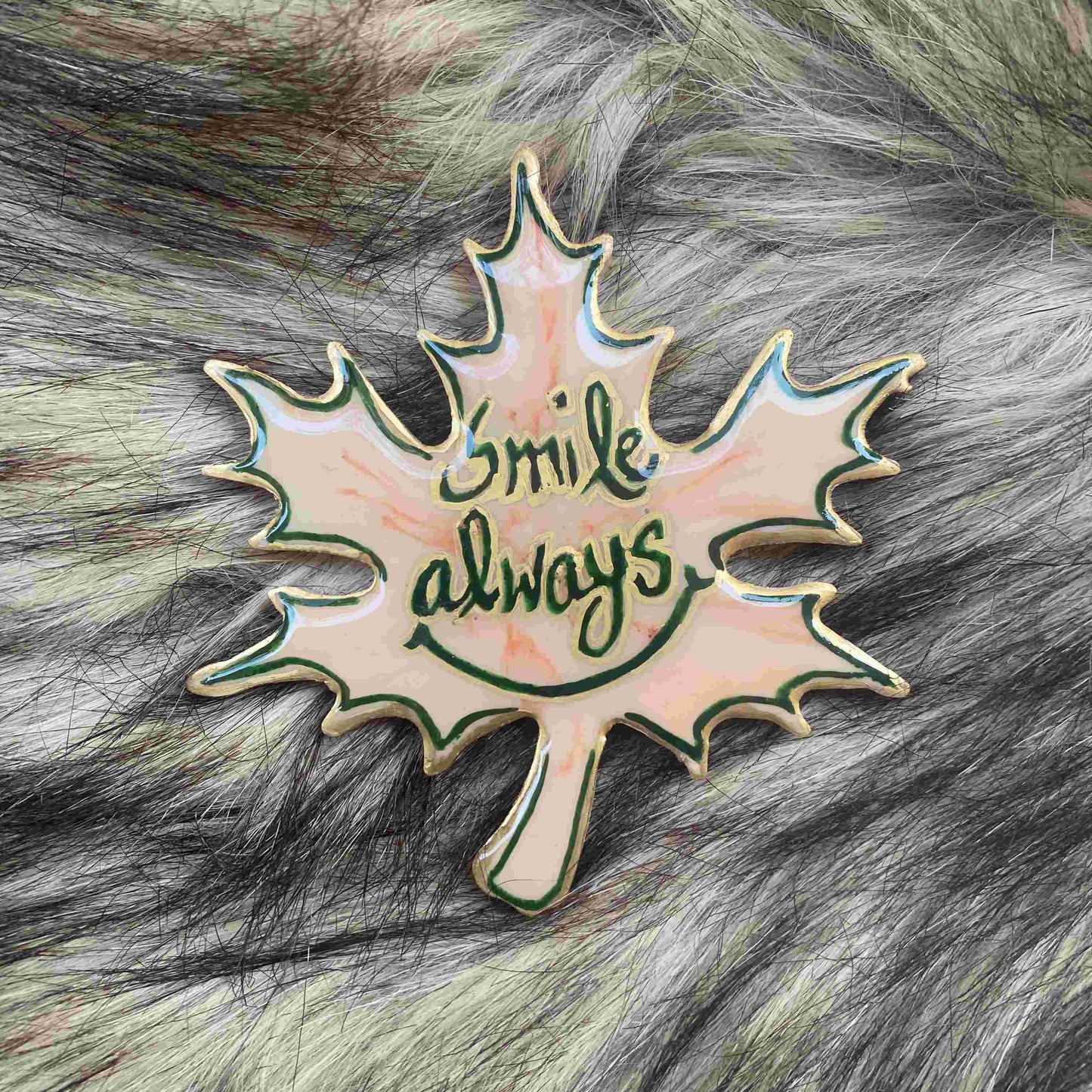 Decorative Fridge Magnet – Leaf-Shaped Inspirational Resin Magnet | Fankaarlok