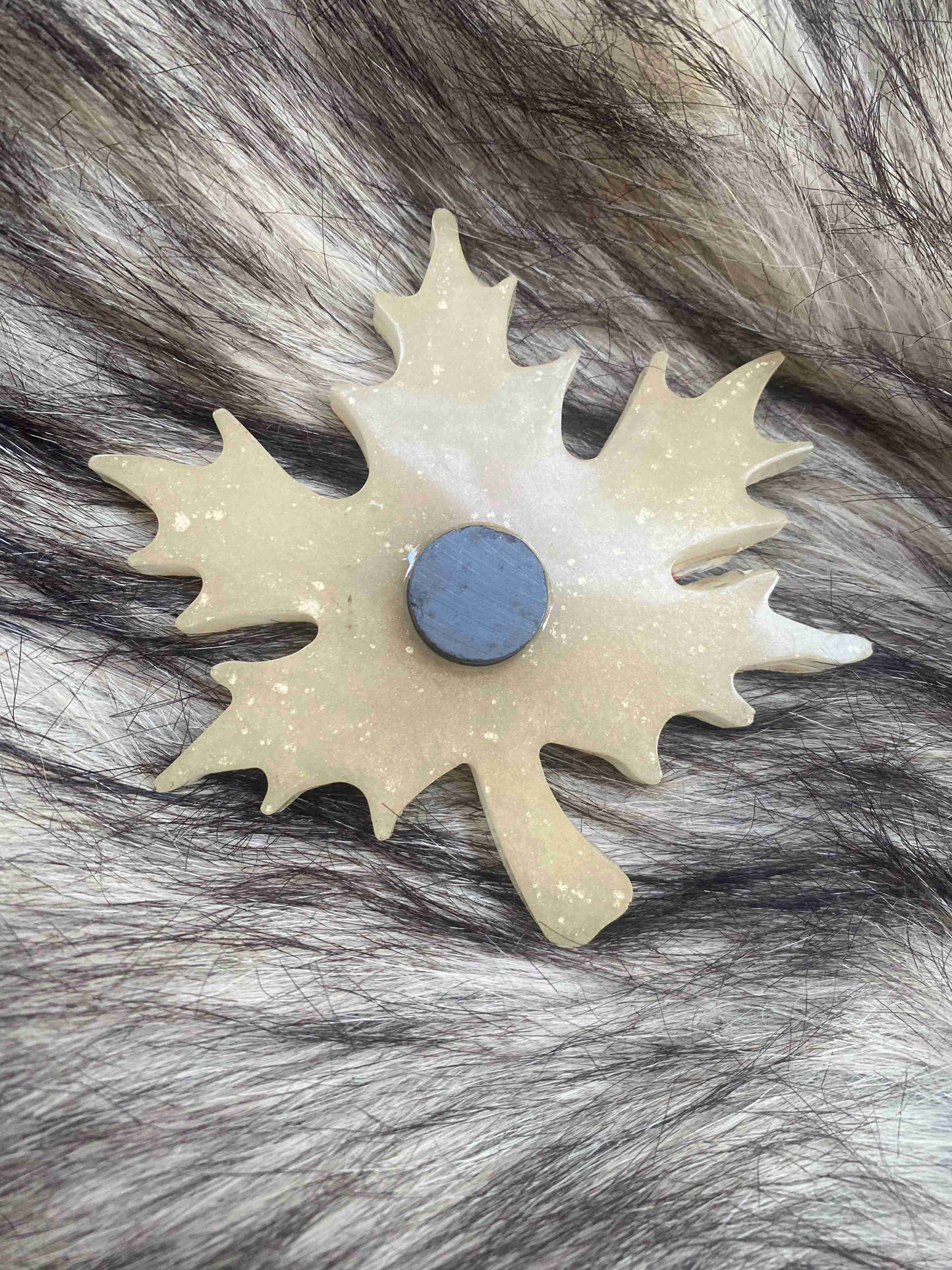 Decorative Fridge Magnet – Leaf-Shaped Inspirational Resin Magnet | Fankaarlok