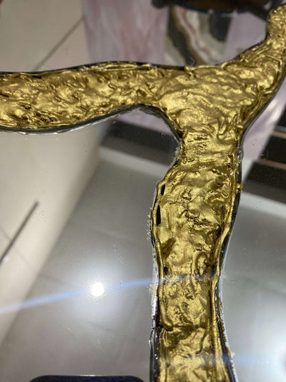 Kintsugi Luxe Panel – Resin Luxury Designer Mirror | Fankaarlok