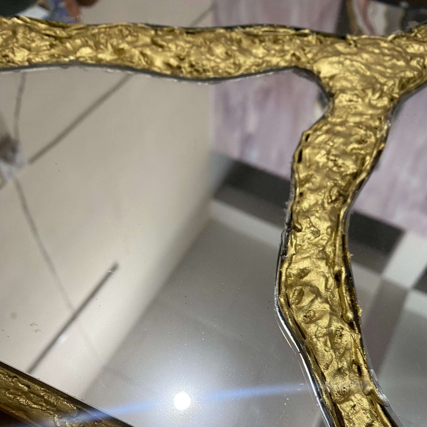 Kintsugi Luxe Panel – Resin Luxury Designer Mirror | Fankaarlok