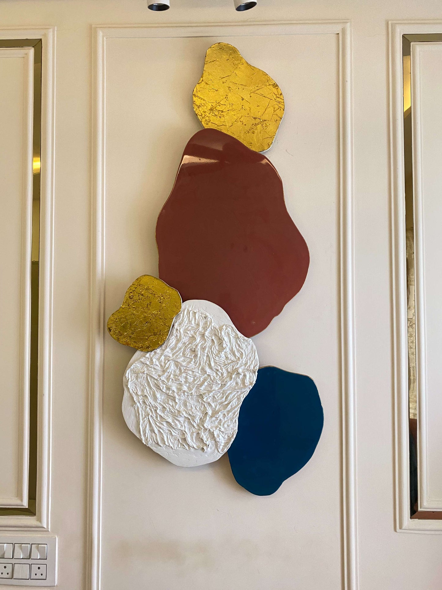 Sculpted Color Harmony – Resin Handmade Wall Art Online | Fankaarlok