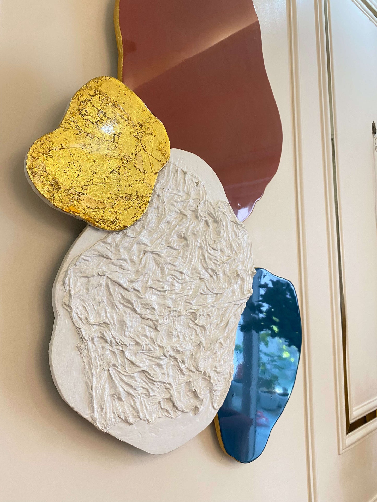 Sculpted Color Harmony – Resin Handmade Wall Art Online | Fankaarlok