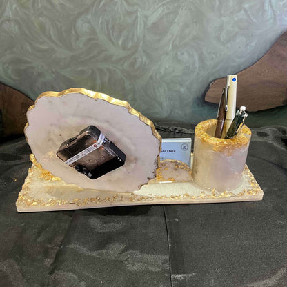 Elegant Desk Organiser with Clock – Premium Office & Home Organizer - Fankaarlok