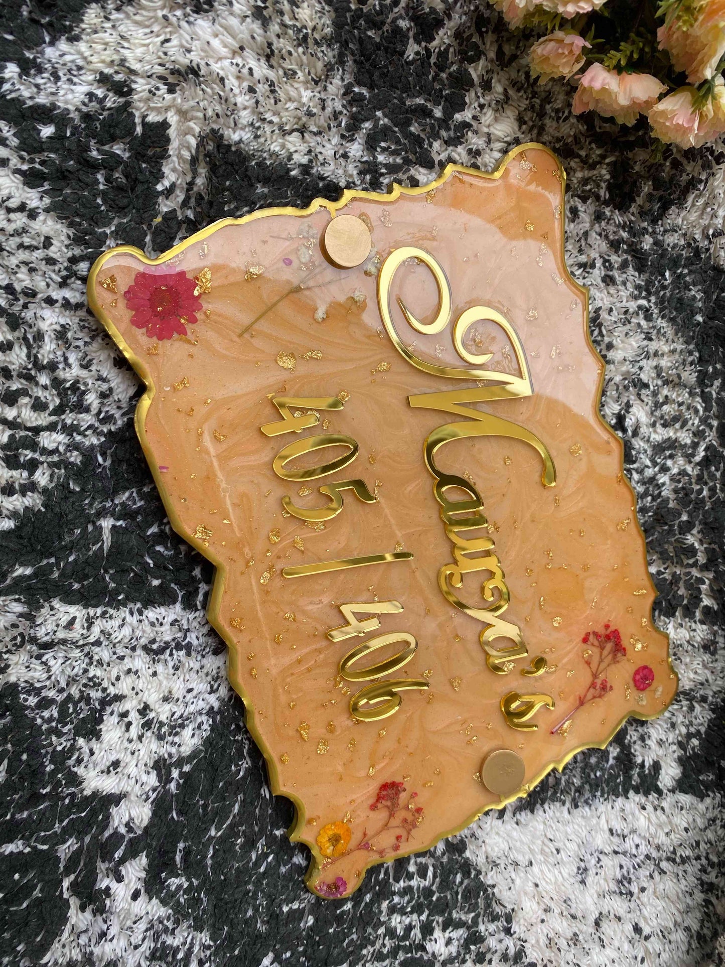 Modern Nameplate for Entrance | Custom Luxury Home Nameplate