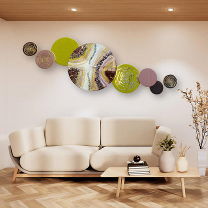 Opal Circle Cascade – Resin Unique Wall Decor Pieces | Fankaarlok