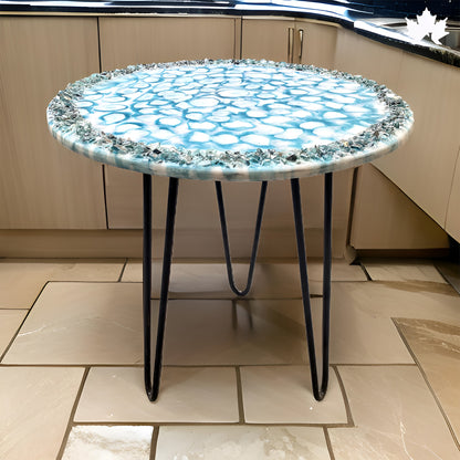 Crystal Waves – Modern Resin Art Coffee Table | Fankaarlok