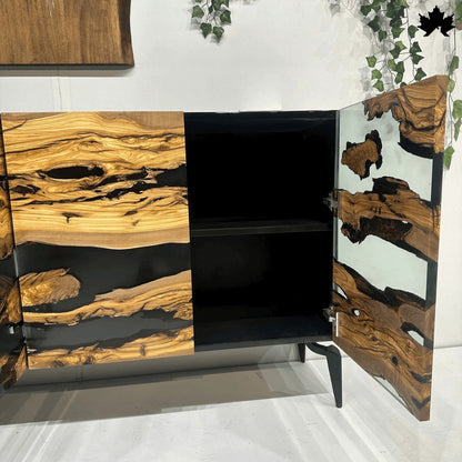 Cabinet for Home Decor – Premium Wood & Resin Storage Cabinet | Fankaarlok