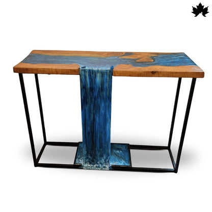 Hallway Console Table – Waterfall Designer Entryway Table | Fankaarlok
