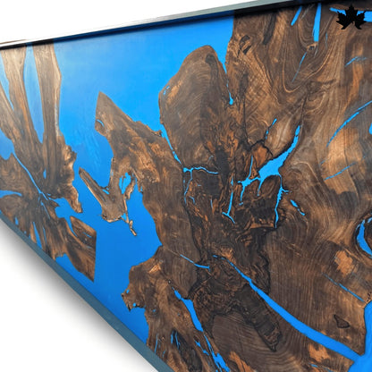 Entryway Table – Modern Resin & Wood Console Table | Fankaarlok