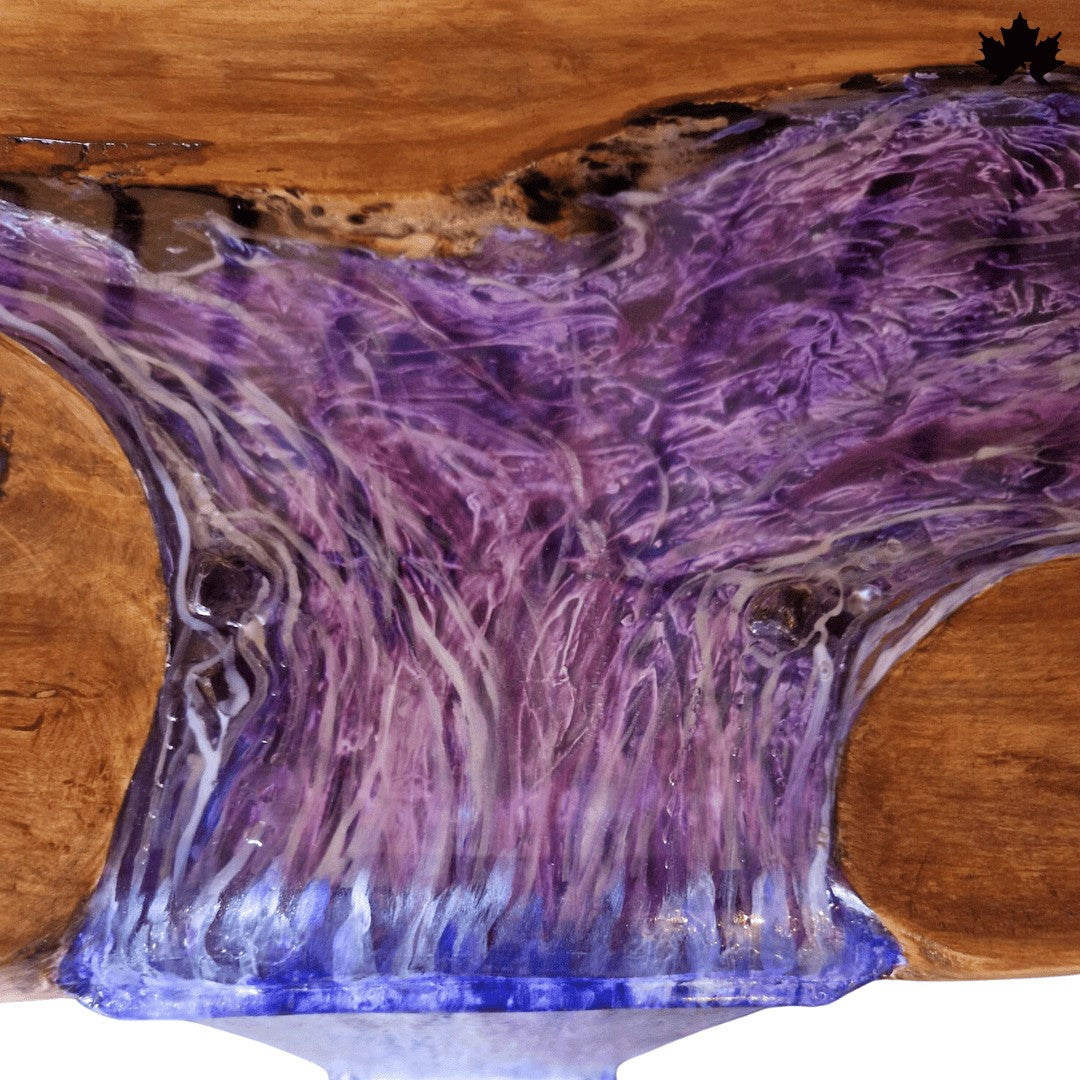 Modern Console Table Design – Purple Waterfall Entryway Table | Fankaarlok