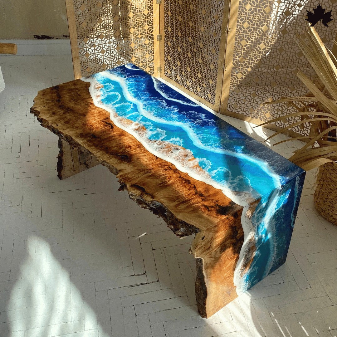 Tidal Shores Luxe – Ocean Inspired Resin Furniture India | Fankaarlok