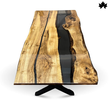 Wood and Resin Table – Premium Epoxy River Center Table | Fankaarlok
