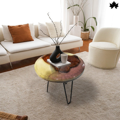 Aurora Wood Epoxy Table – Modern Coffee Table Design | Fankaarlok