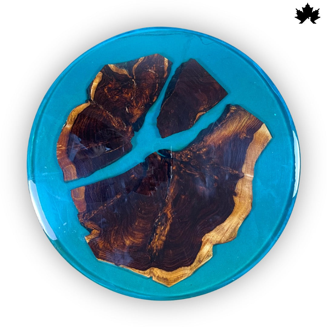 AquaRoot Epoxy Wood Table – Decorative Center Table | Fankaarlok