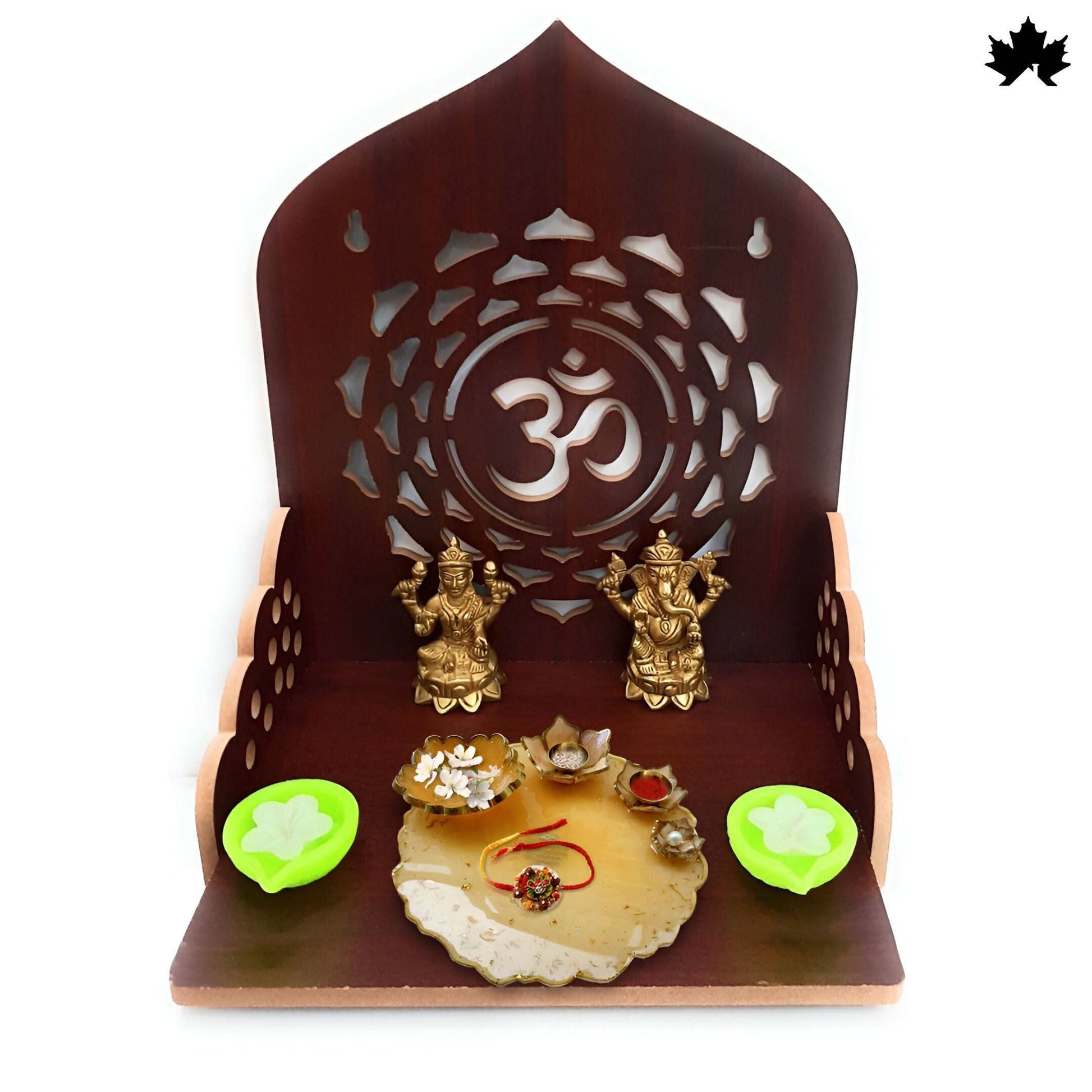 Buy Pooja Thali Online India | Luxury Designer Pooja Thali with Bowls - Fankaarlok