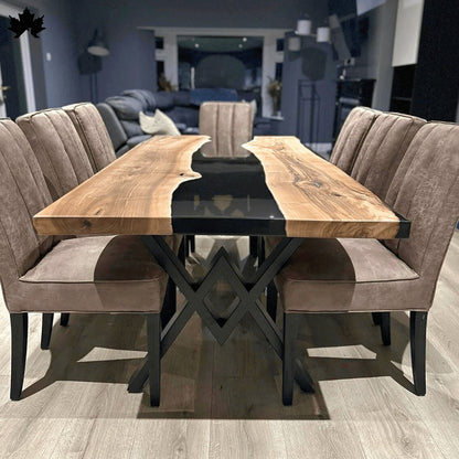 Buy Cheap Dining Table Online – Affordable Epoxy Wood Dining Table | Fankaarlok