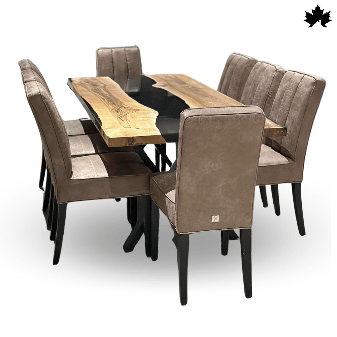 Buy Cheap Dining Table Online – Affordable Epoxy Wood Dining Table | Fankaarlok