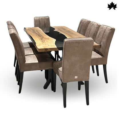 Buy Cheap Dining Table Online – Affordable Epoxy Wood Dining Table | Fankaarlok