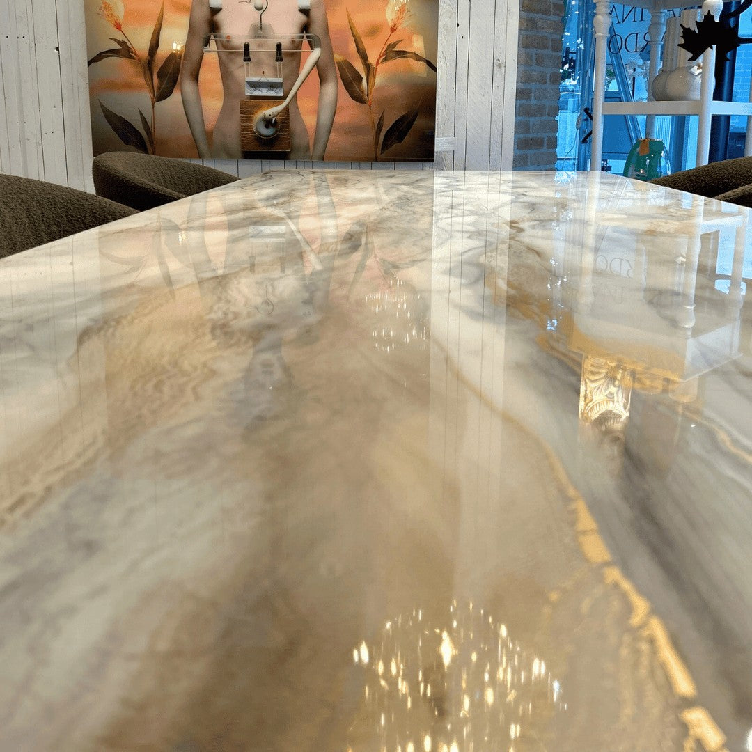 Buy Dining Table Online India – Premium Marble-Finish Designer Table | Fankaarlok
