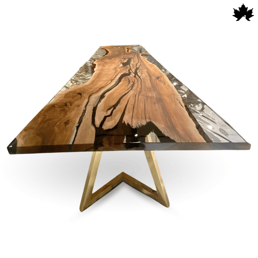Epoxy Dining Table – Luxury Live-Edge Wood Table | Fankaarlok