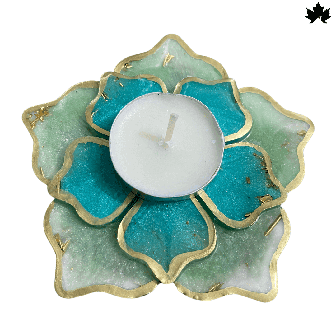Aqua Wave Essence- Set of 6 Diya Holder - Fankaarlok