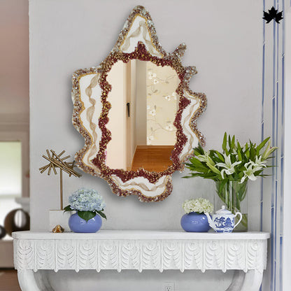 Geode Crest Mirror – Resin Home Decoration Mirror Online | Fankaarlok