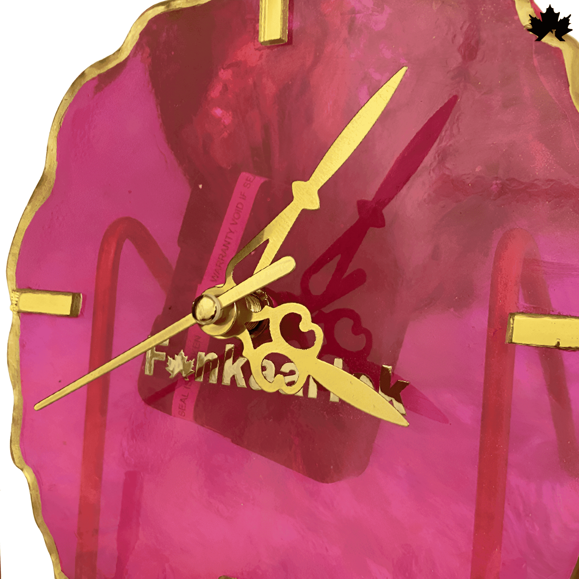 Crimson Radiance Desk Clock – Unique Corporate Gifts Online | Fankaarlok - Fankaarlok