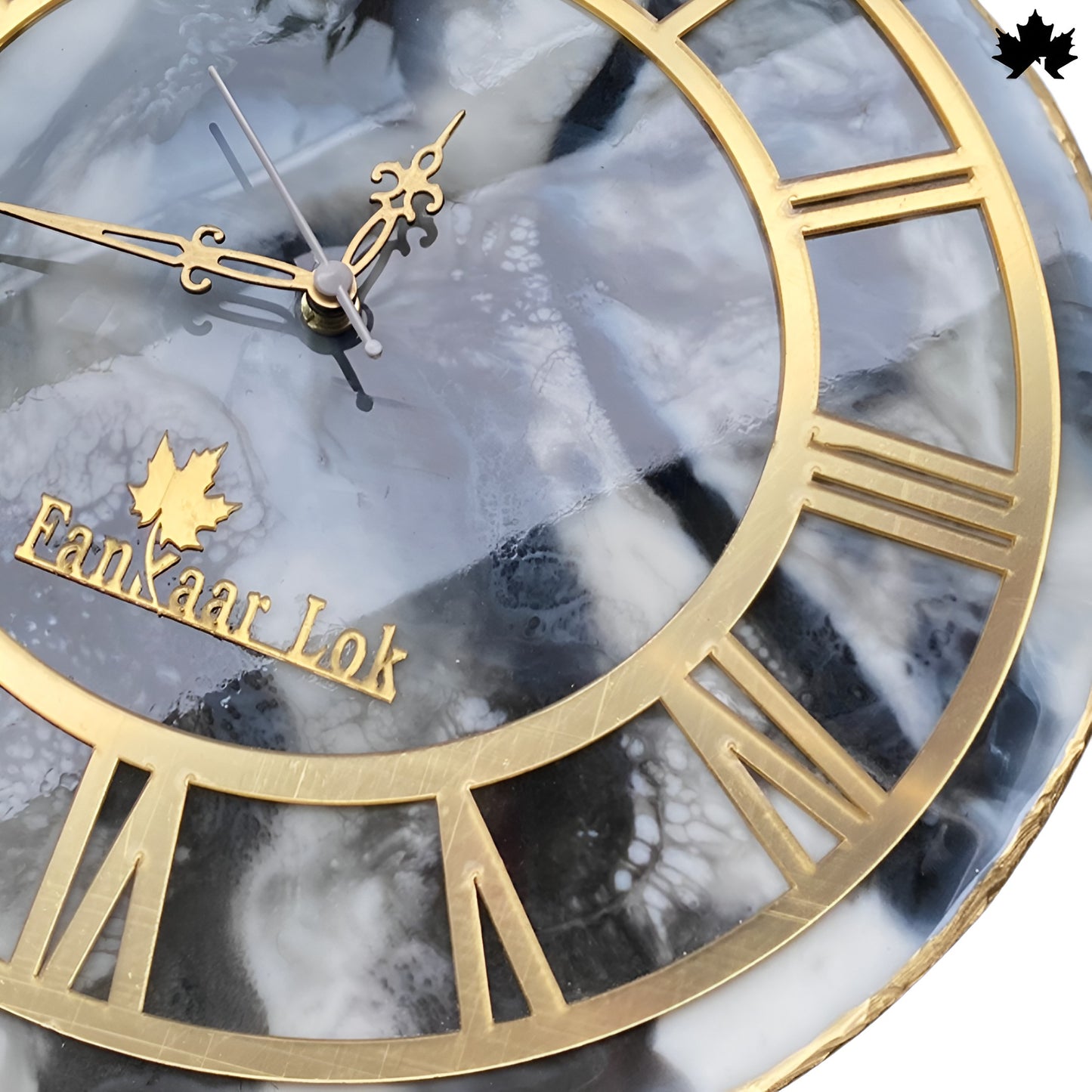 Premium Resin Art Home Decor | Royal Wall Clock by Fankaarlok