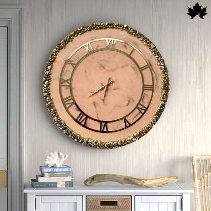 Premium Resin Art Home Decor | Royal Wall Clock by Fankaarlok