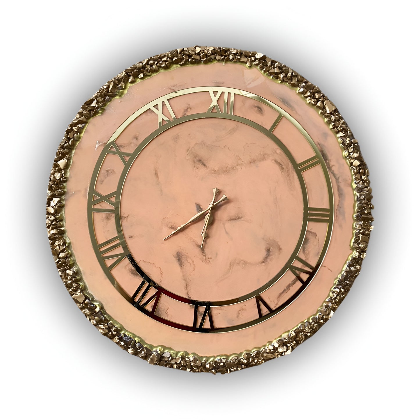 Premium Resin Art Home Decor | Royal Wall Clock by Fankaarlok