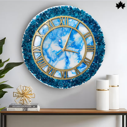 Premium Resin Art Home Decor | Royal Wall Clock by Fankaarlok