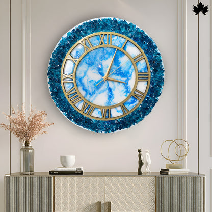 Premium Resin Art Home Decor | Royal Wall Clock by Fankaarlok