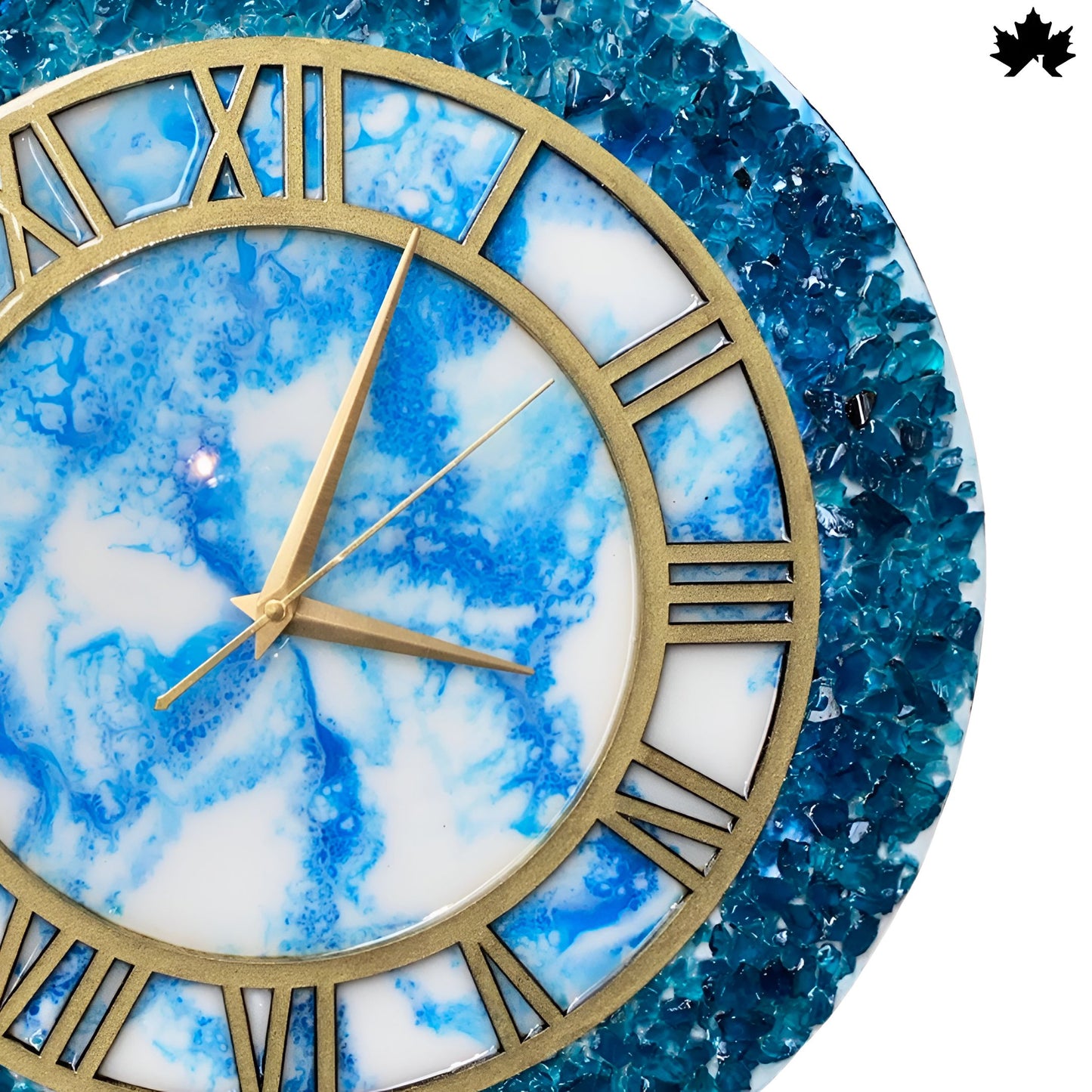 Premium Resin Art Home Decor | Royal Wall Clock by Fankaarlok