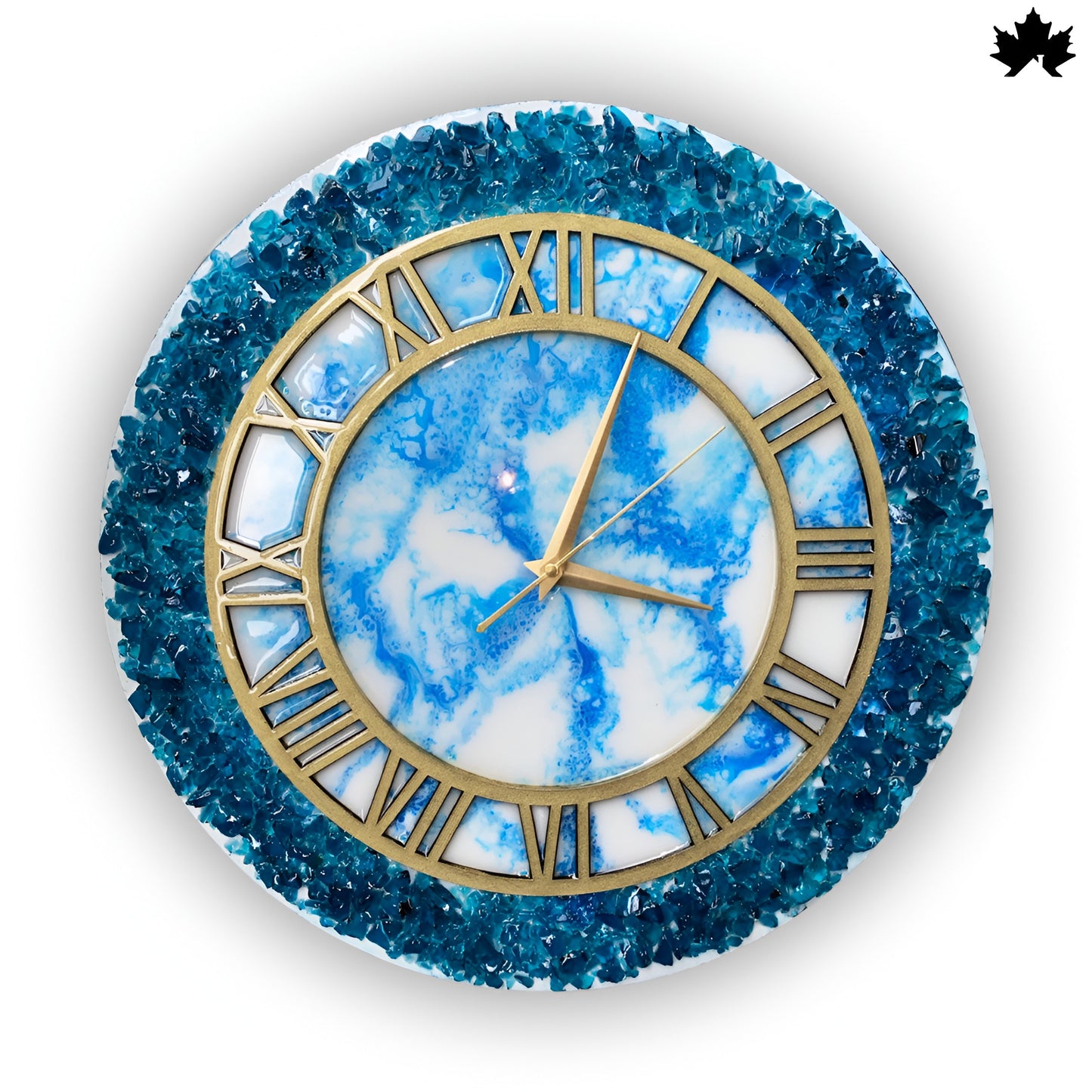 Premium Resin Art Home Decor | Royal Wall Clock by Fankaarlok