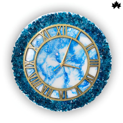 Premium Resin Art Home Decor | Royal Wall Clock by Fankaarlok