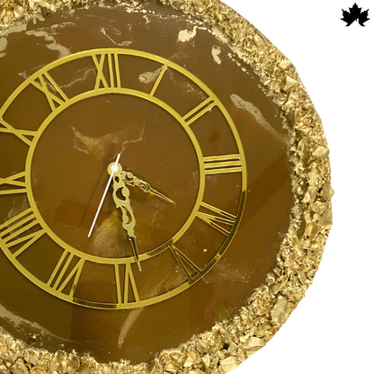 Premium Resin Art Home Decor | Royal Wall Clock by Fankaarlok