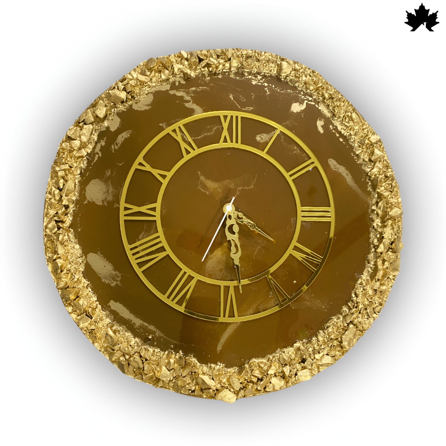 Premium Resin Art Home Decor | Royal Wall Clock by Fankaarlok