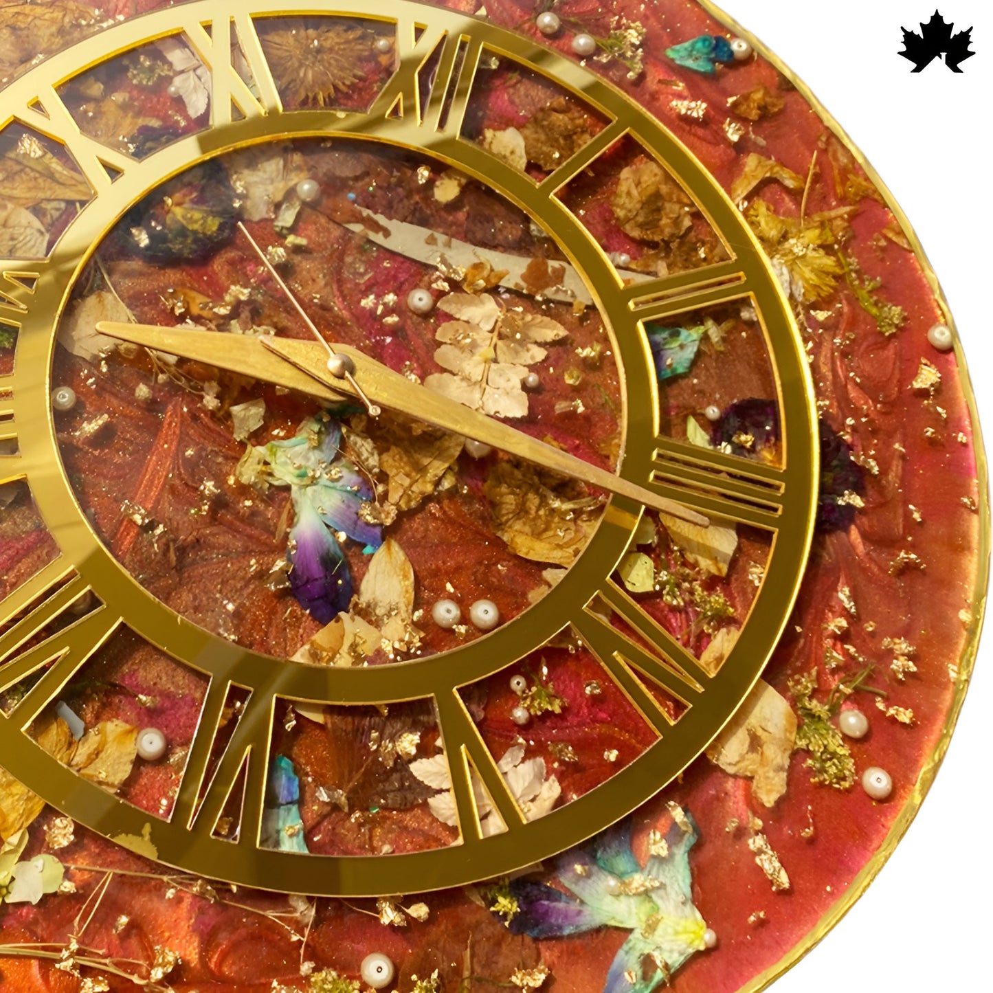 Premium Resin Art Home Decor | Royal Wall Clock by Fankaarlok