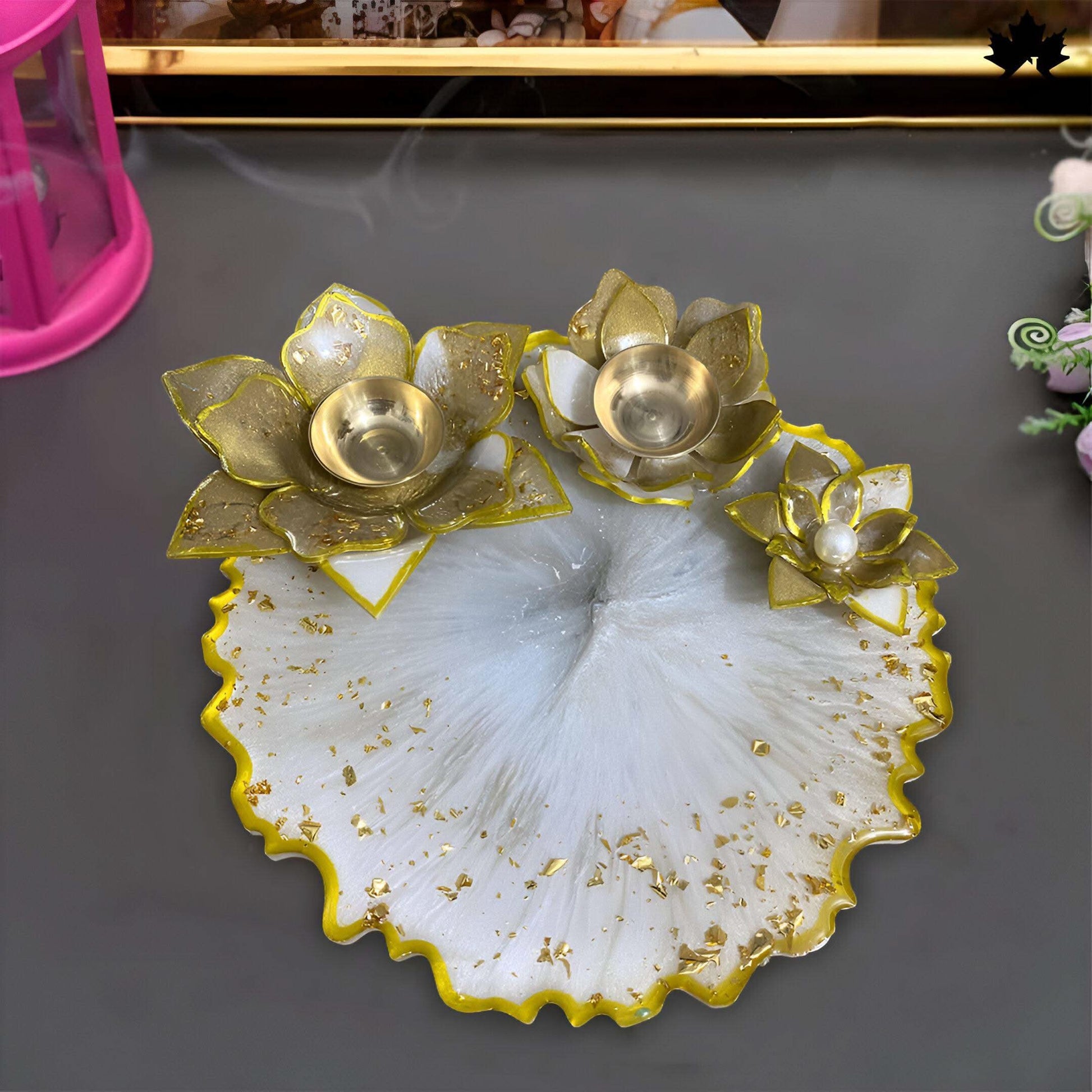 Lotus Radiance – Customized Pooja Thali Online | Fankaarlok - Fankaarlok