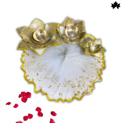 Lotus Radiance – Customized Pooja Thali Online | Fankaarlok - Fankaarlok
