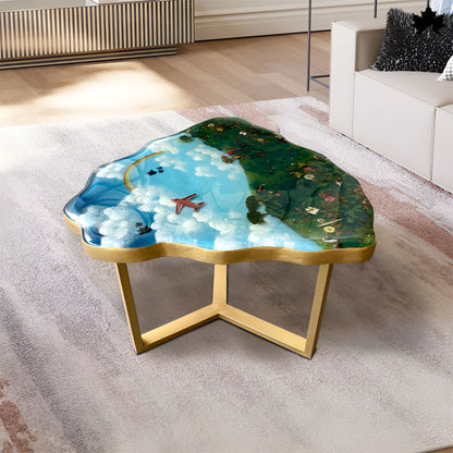 Unique Nesting Table Design – Beach Theme Coffee Table Set | Fankaarlok