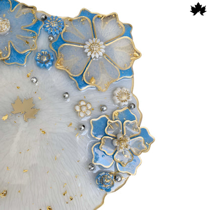 Blue Blossom Divine Pooja Thali – Buy Pooja Thali Online | Fankaarlok - Fankaarlok