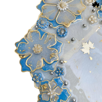 Blue Blossom Divine Pooja Thali – Buy Pooja Thali Online | Fankaarlok - Fankaarlok