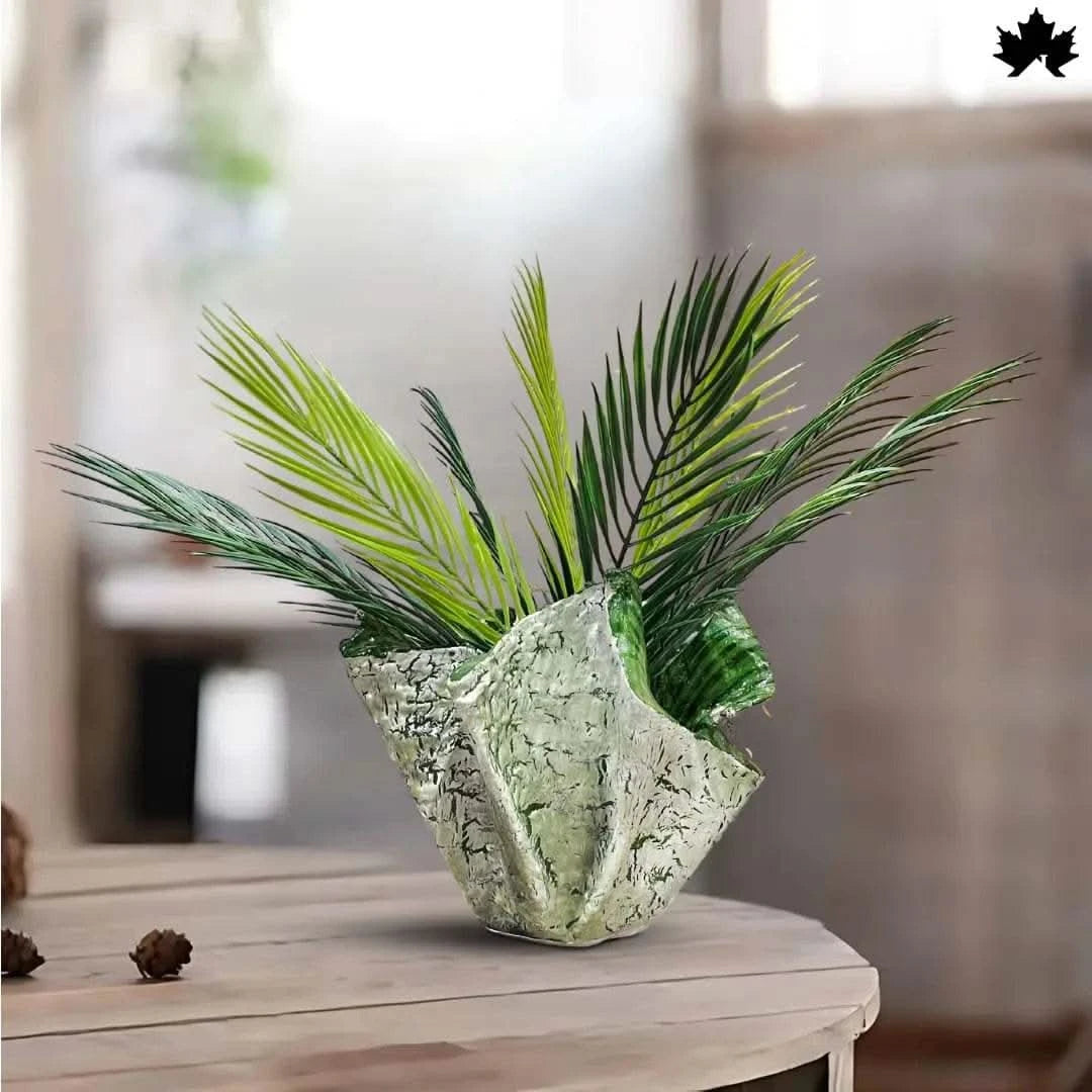 Artisan Folded Leaf -Large Decorative Planters | Fankaarlok - Fankaarlok
