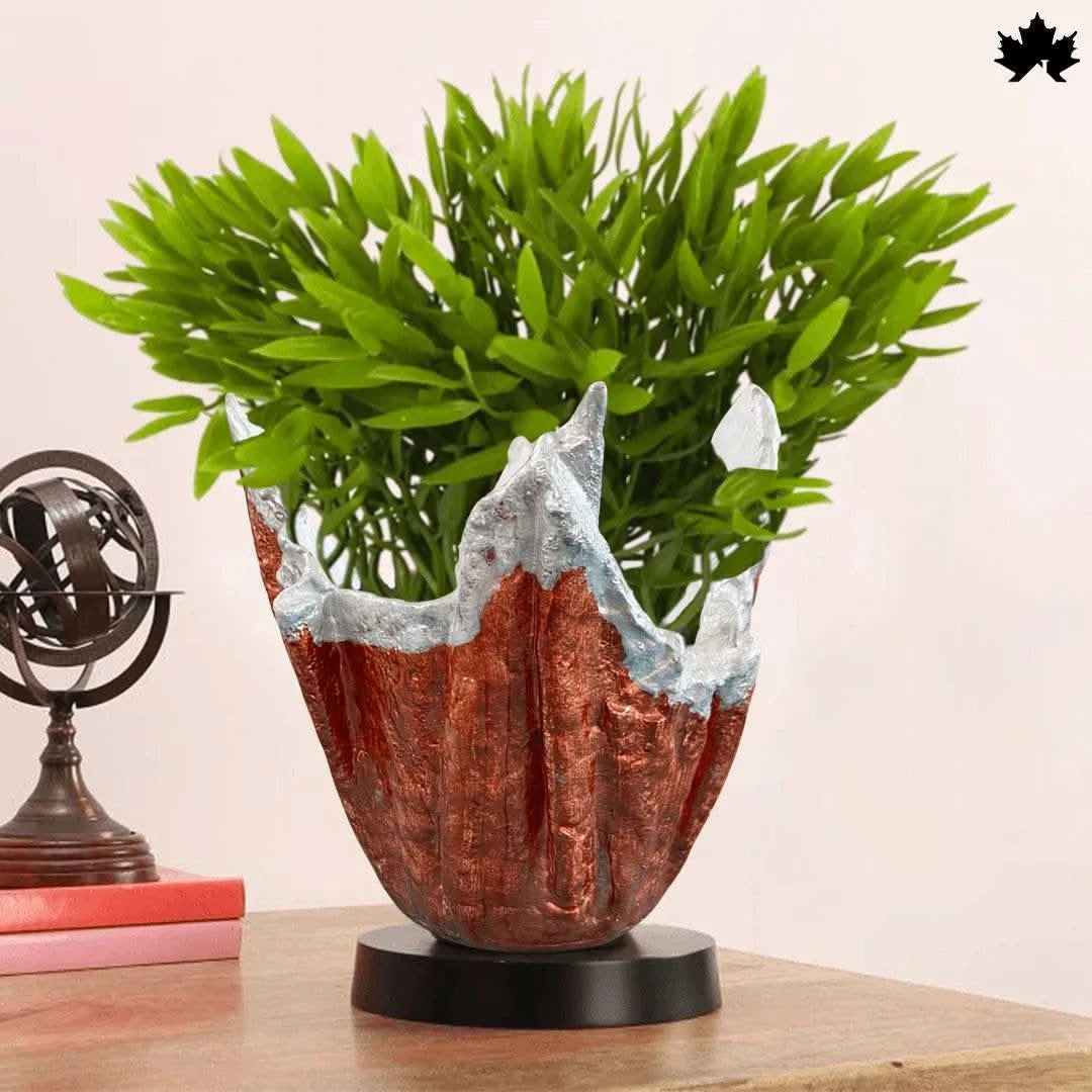Silver Crest Copper - Unique Plant Holder | Fankaarlok - Fankaarlok