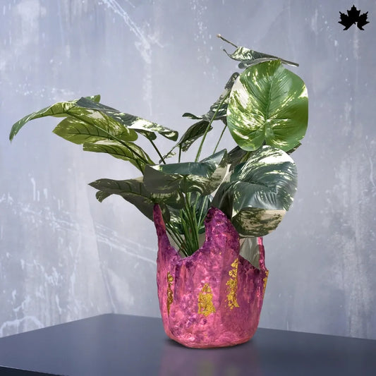 Amethyst Glow – Luxury Decorative Flower Pot | Fankaarlok