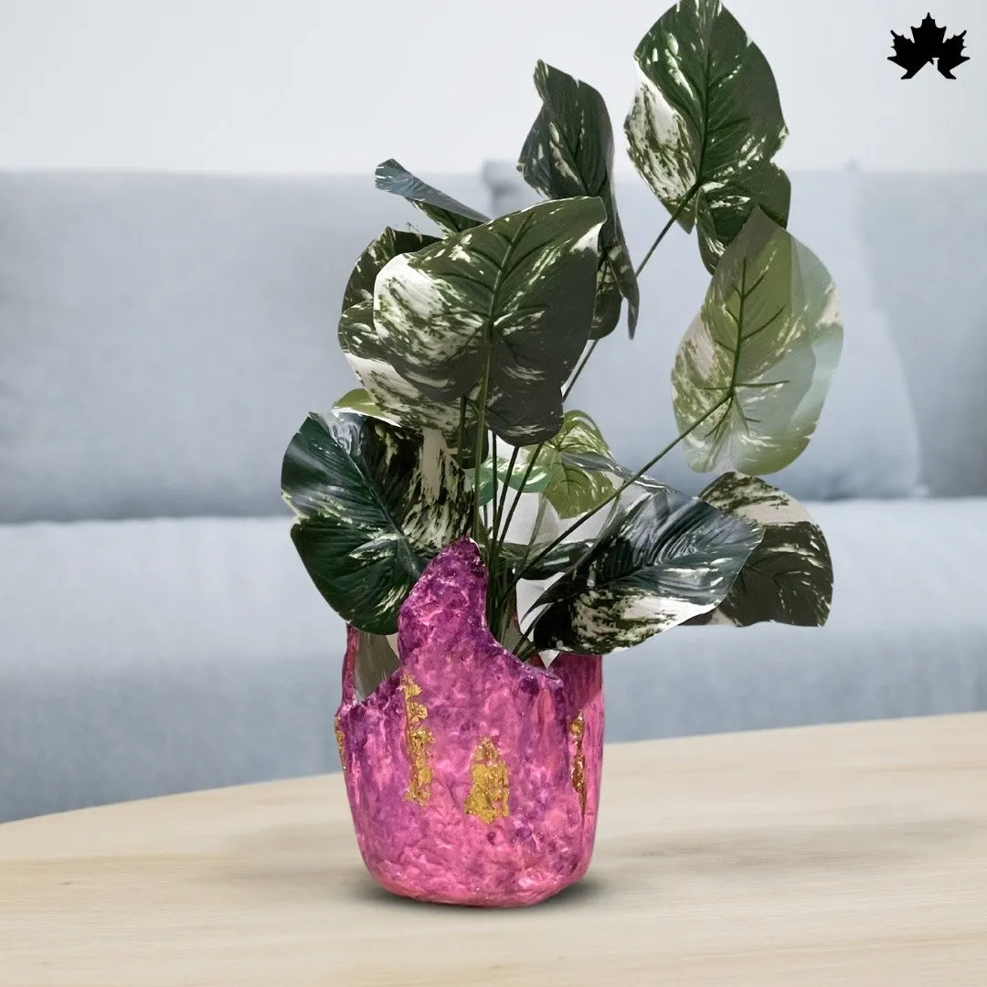 Amethyst Glow – Luxury Decorative Flower Pot | Fankaarlok